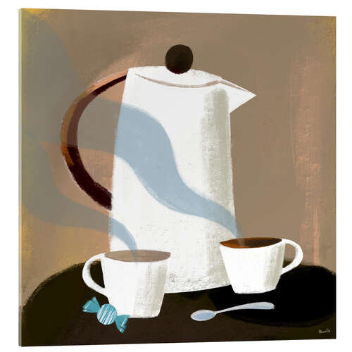 Stampa su vetro acrilico Good Morning Italian Coffee