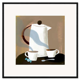 Gerahmter Kunstdruck Good Morning Italian Coffee
