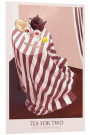 Hartschaumbild Tea for Two - Caffè Florian Venice - Marco Marella