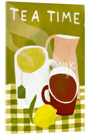 Akrylbillede Tea Time with Lemon - Marco Marella