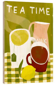 Trätavla Tea Time with Lemon - Marco Marella
