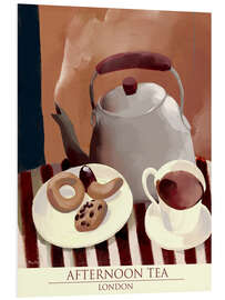 Tableau en PVC Autumn Afternoon Tea - London - Marco Marella