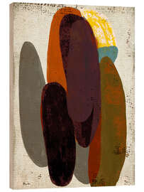 Holzbild Desert landscape contemporary abstract - Marco Marella