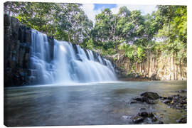 Canvas print Rochester Falls, Mauritius - Jan Wehnert
