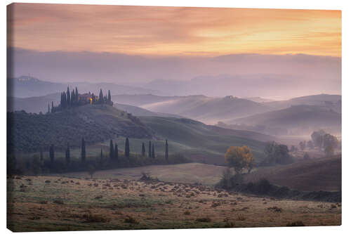 Canvas print Autumn mood in Tuscany