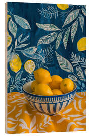 Quadro de madeira Lemon Summer Vibes