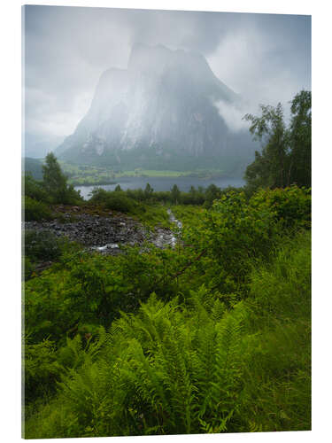Acrylglasbild Eikesdalen in der Nähe von Romsdalen, Norwegen