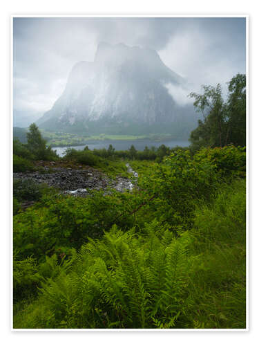 Póster Eikesdalen near Romsdalen, Norway