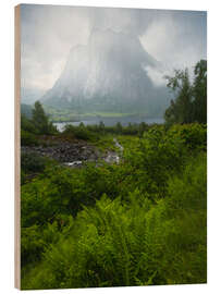 Holzbild Eikesdalen in der Nähe von Romsdalen, Norwegen - Jos Pannekoek