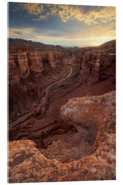 Stampa su vetro acrilico Charyn Canyon in kazakhstan