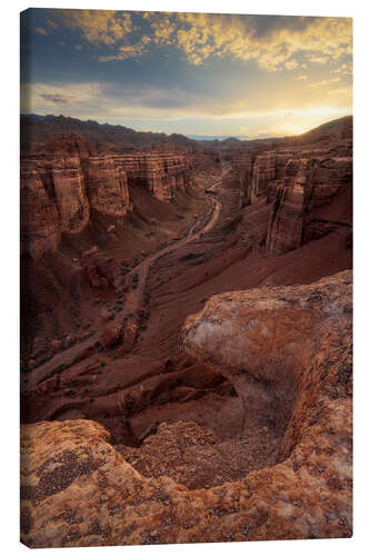 Lerretsbilde Charyn Canyon in kazakhstan