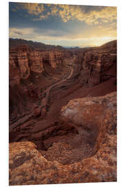 Hartschaumbild Charyn Canyon in Kasachstan