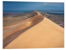 Akrylbilde Singing Dunes near Almaty, Kazachstan - Jos Pannekoek