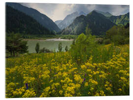 Quadro em acrílico Lake Issyk near Almaty, Kazachstan - Jos Pannekoek