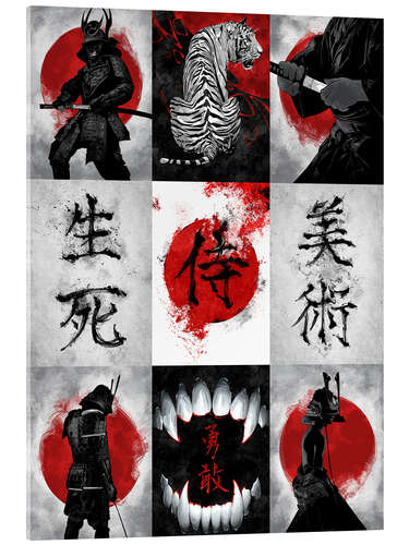 Obraz na szkle akrylowym Samurai Bushido