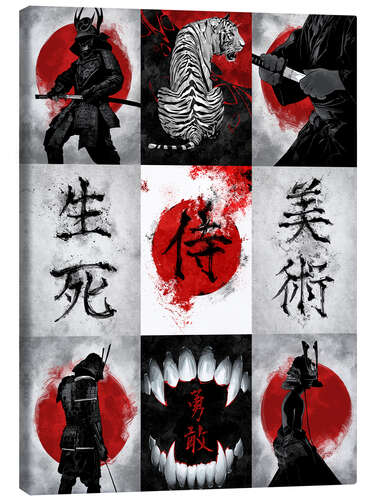 Canvas print Samurai Bushido