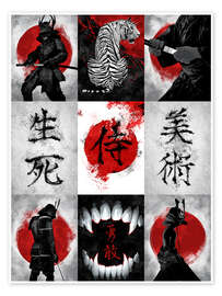 Plakat Samurai Bushido