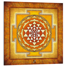 Aluminiumtavla Sri Yantra - Dirk Czarnota