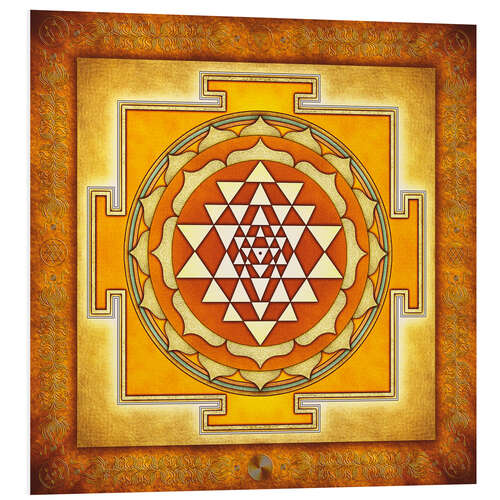PVC-taulu Sri Yantra