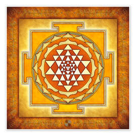 Wall print Sri Yantra - Dirk Czarnota