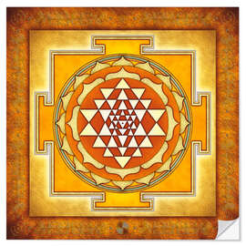 Muursticker Sri Yantra