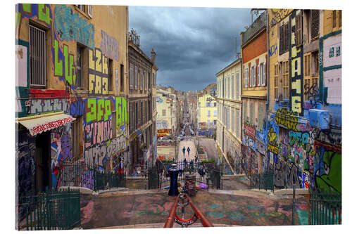Akryylilasitaulu Marseille Cours Julien