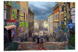 Tableau en aluminium Marseille Cours Julien - Patrick Lohmüller