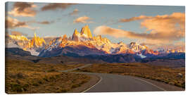 Tableau sur toile Fitz Roy in Patagonia - Dieter Meyrl