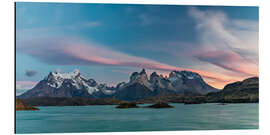 Alubild Torres del Paine in Patagonien - Dieter Meyrl