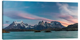 Leinwandbild Torres del Paine in Patagonien - Dieter Meyrl