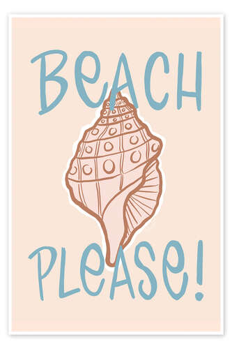 Poster Beach Please!