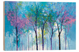 Cuadro de madera Dreamscape Tree Forest - Leon Devenice