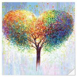 Wandsticker Baum der Liebe