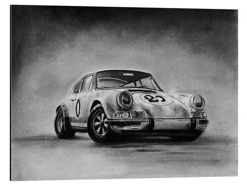 Aluminium print Vintage Velocity