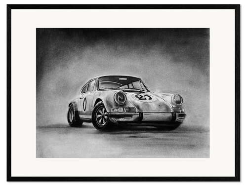 Ingelijste kunstdruk Vintage Velocity