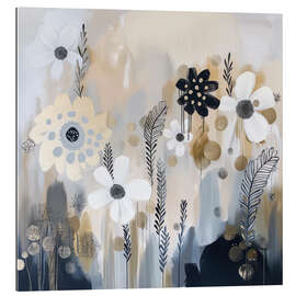 Cuadro de plexi-alu Flower Abstract