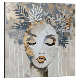 Magnettafel Botanic Face