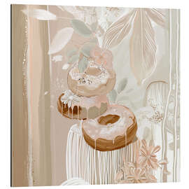Quadro em alumínio Evie's Absract Donuts - Bella Eve