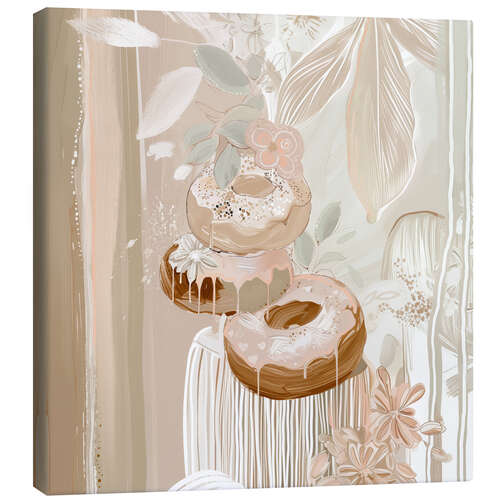 Canvas print Evie's Absract Donuts