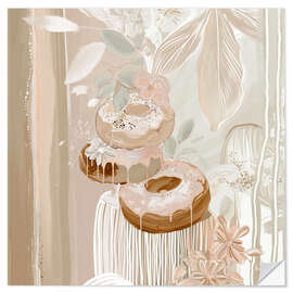 Wandsticker Evie's Absract Donuts - Bella Eve