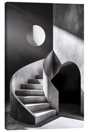 Canvas-taulu Bauhaus style staircase