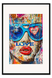 Gerahmter Kunstdruck Love Art