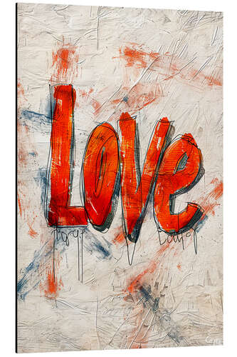 Cuadro de aluminio Love