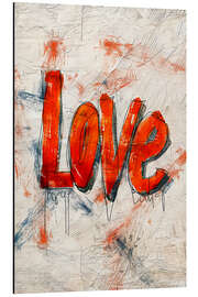 Cuadro de aluminio Love