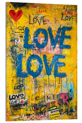 Gallery Print Love Graffiti