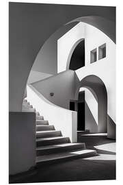 Foam board print Bauhaus stairs