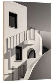 Trätavla Bauhaus Building