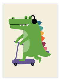 Poster Croco Scooter