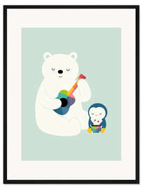 Gerahmter Kunstdruck Eine kleine Band