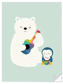Vinilo para la pared A Little Band - Andy Westface
